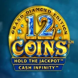 12 Coins Grand Diamond Edition slot logo by Wazdan at VooDoo Casino