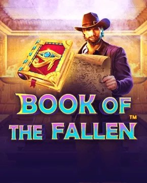 Slots logo of book of the fallen from Pragmatic Play at VooDoo Casino