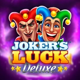 Jokers Luck Deluxe slot logo by Skywind Group at VooDoo Casino