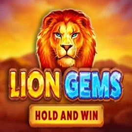 Lion Gems Hold and Win logo by Playson at VooDoo Casino