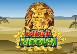 Mega Moolah slot logo – Slots by Games Global at VooDoo Casino