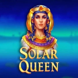 Solar Queen slot logo by Playson at VooDoo Casino