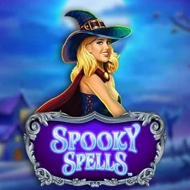 Official Slots logo: Spooky Spells by Novomatic at VooDoo Casino
