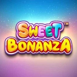 Sweet Bonanza slot visual from Pragmatic Play available on voodoos.ca
